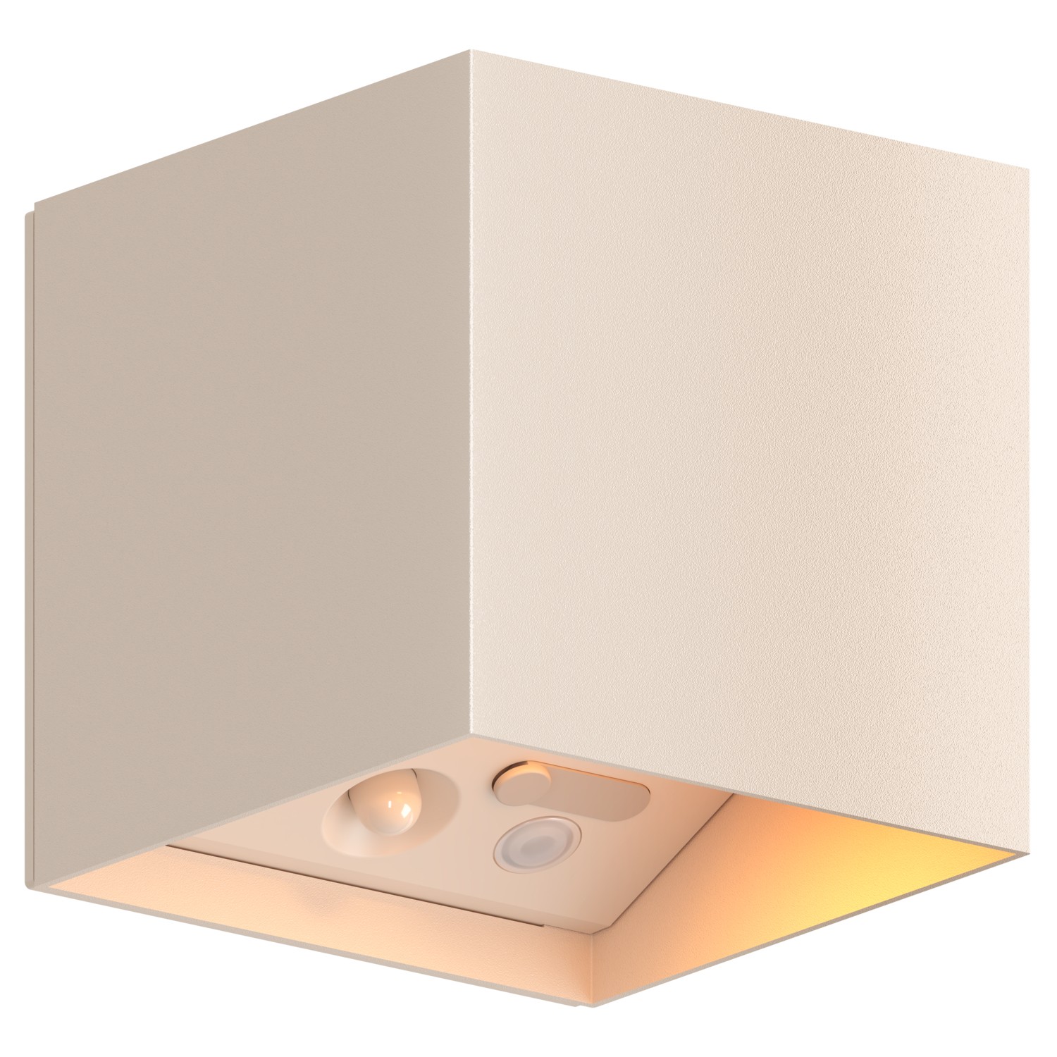 Volterra Up en Down Muurlamp Zand Oplaadbaar met B...